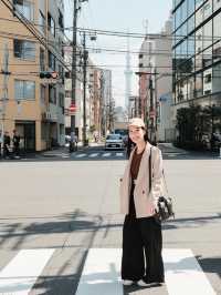 Tokyo Skytree ในมุมมองที่แตกต่างระหว่างการเดินเท้า