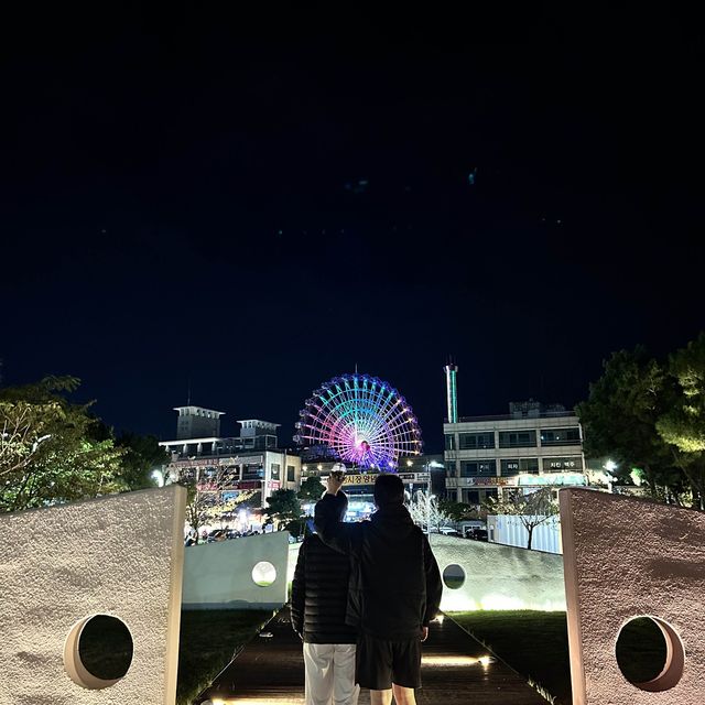 바닷가 산책길 야경도 멋진 삽교호 함상공원👀✨