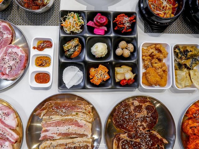 บุฟเฟต์เกาหลีที่ไม่ต้องย่างเอง ย่านบางนา🍜