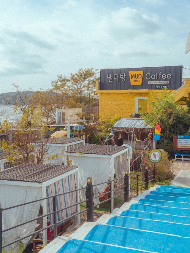 🏖️휴양지같은 바닷가에서 모래놀이를 할 수 있는 카페“뻘다방”