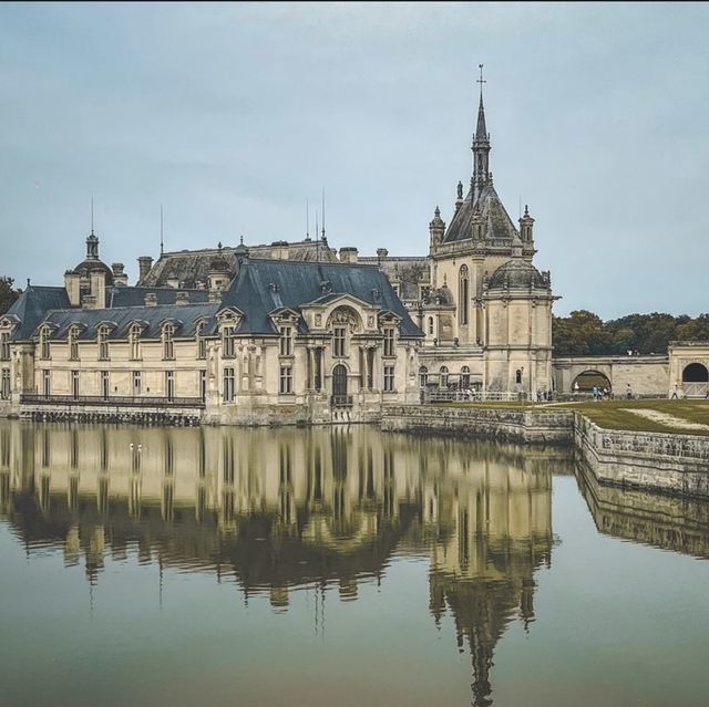 Most beautiful Chateau de Chantilly in France