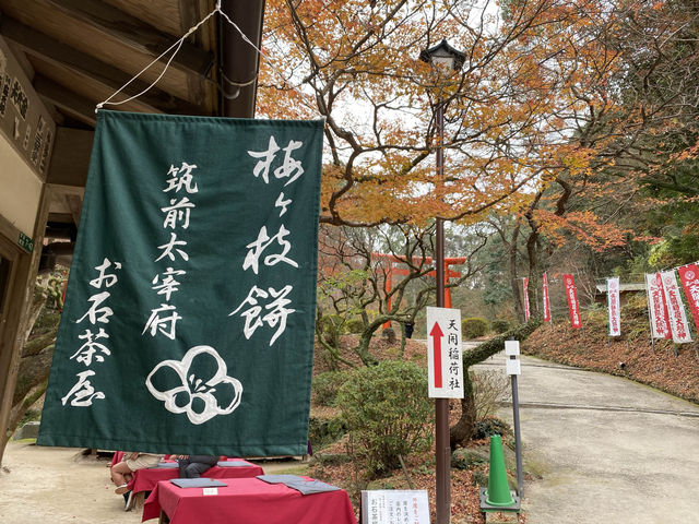 福岡・太宰府。お茶屋さんでゆっくり梅ヶ枝餅をいただく『お石茶屋』