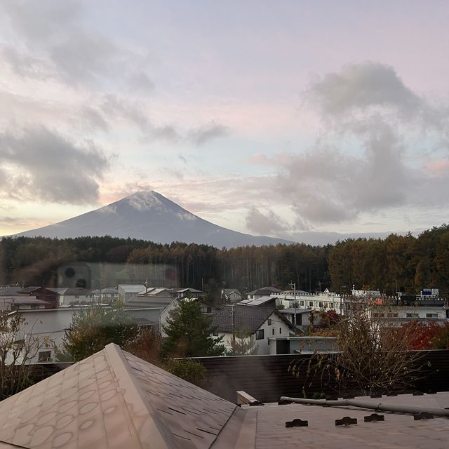 部屋から見えるMr.Fuji