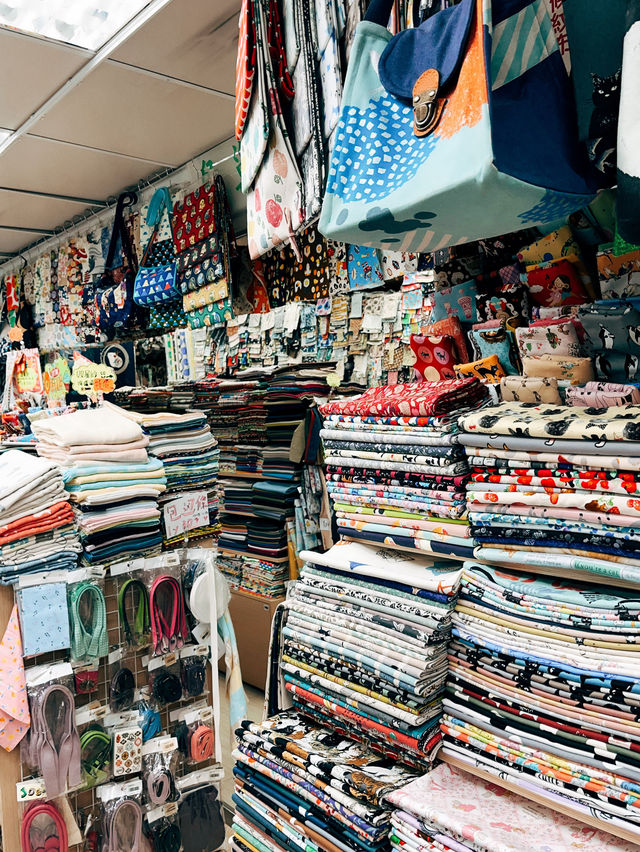 台北大稻埕👣永樂布業商場🧵🧶