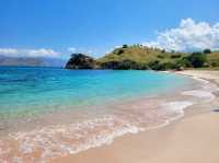 The Pink Beach in Indonesia