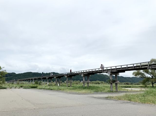 世界一長い木造歩道橋！