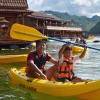 อนันตาริเวอร์ฮิลส์รีสอร์ท จ.กาญจนบุรี เล่นน้ำนอนแพ