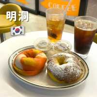 【韓国旅行🇰🇷/ソウル】明洞ど真ん中にオープン！✨ベーグル専門店🥯