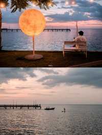นอนแกลมปิ้วสุดชิค ชมพระอาทิตย์ตก ริมหาดบางแสน⛺️🌅