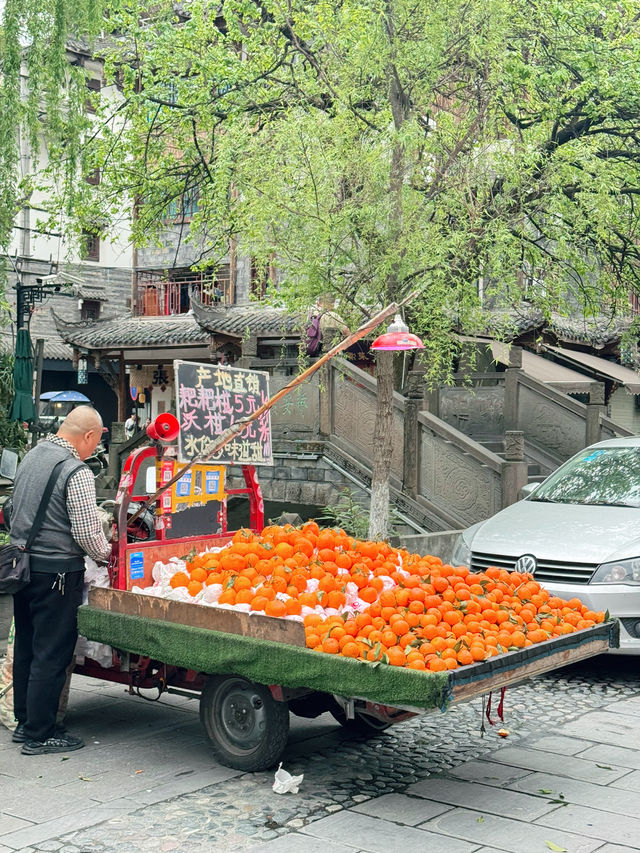 ตลาดโบราณ Guanxian ✨Dujiangyan 