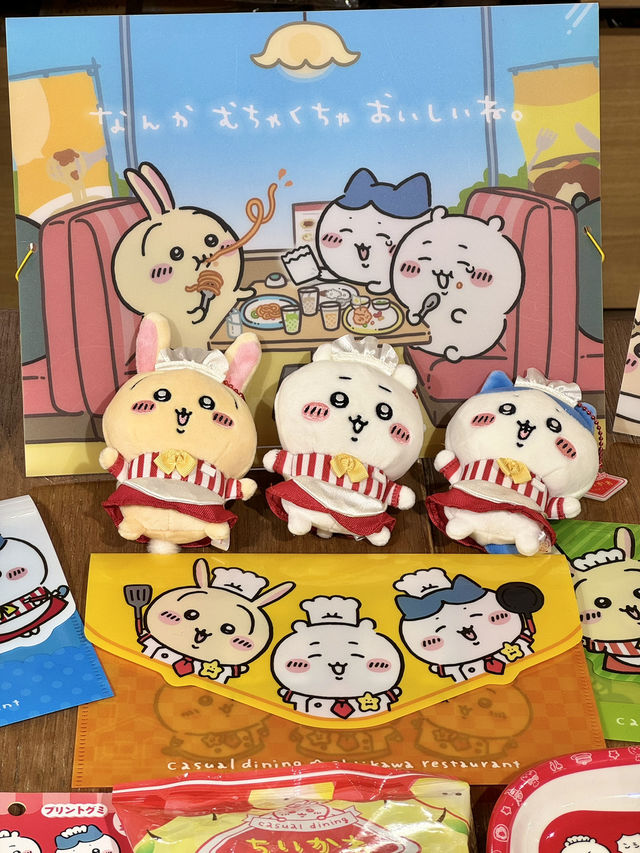 ちいかわの“ファミレス”をコンセプトにしたカフェ🍰 