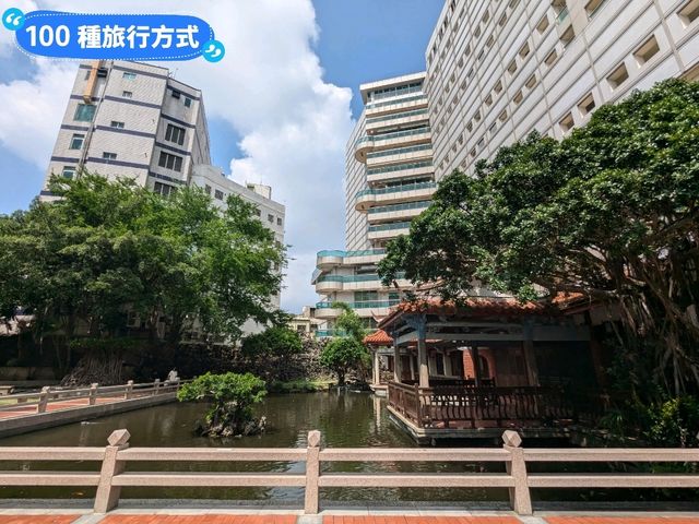 台南-城市綠洲，被高樓環繞的山水庭園古蹟：吳園