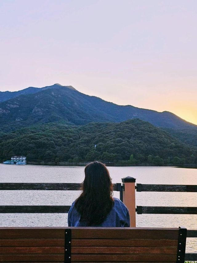 동화같은 풍경의 구미 금오정, 금오산저수지