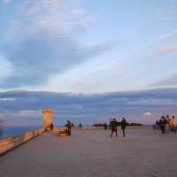 Sunset in Castell de Montjuic