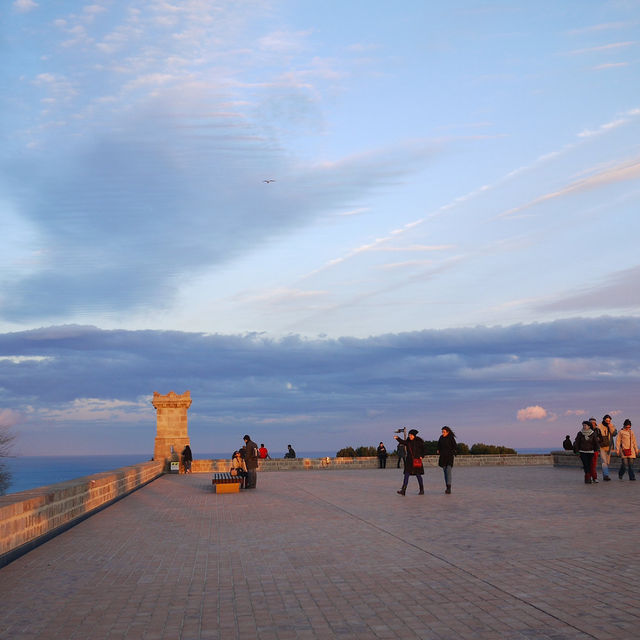 Sunset in Castell de Montjuic