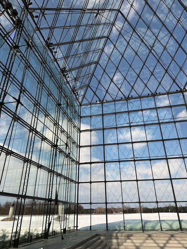 雪のモエレ沼公園