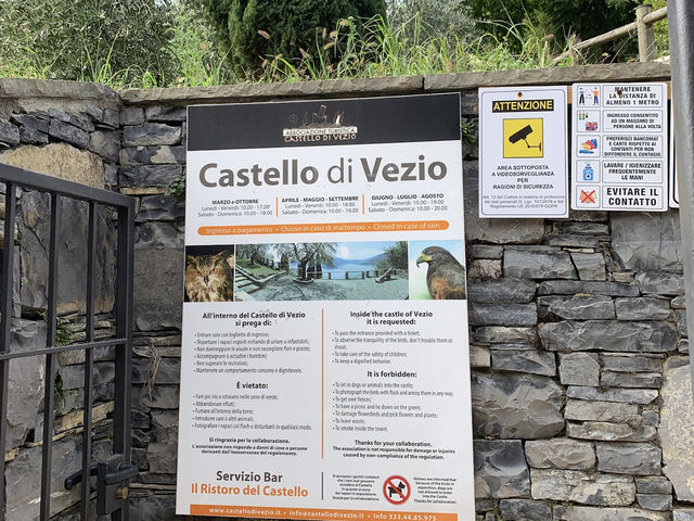 Hike to Castello di Vezio from Varenna