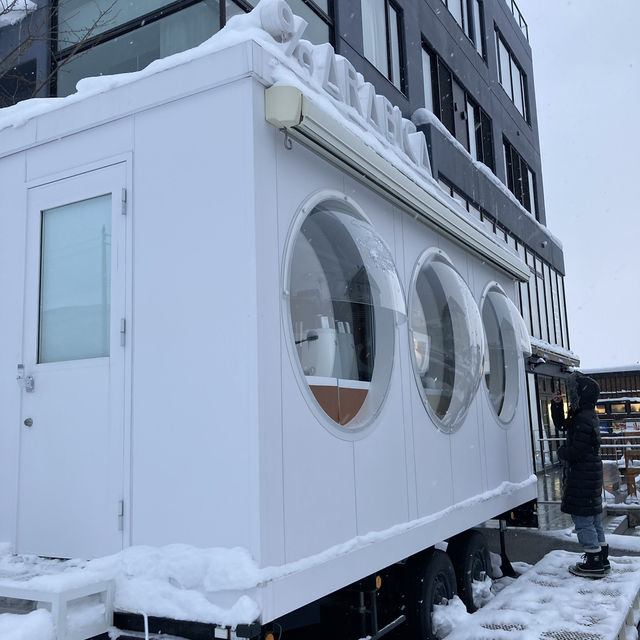 【北海道】雪の中にあるカフェ