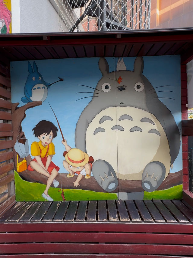 Painted Animation Lane: A Colorful Tribute to Animation in Taichung