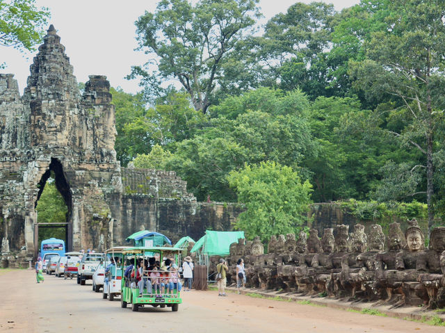 Stepping Back in Time: The South Gate of Angkor Thom