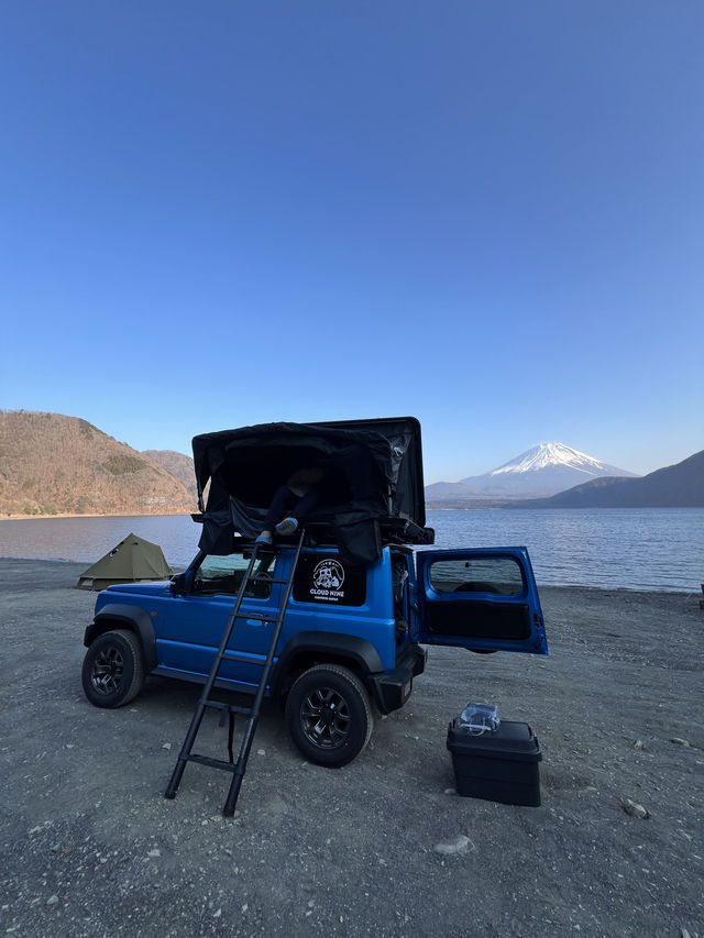 富士山車中泊🚙 浩庵露營場