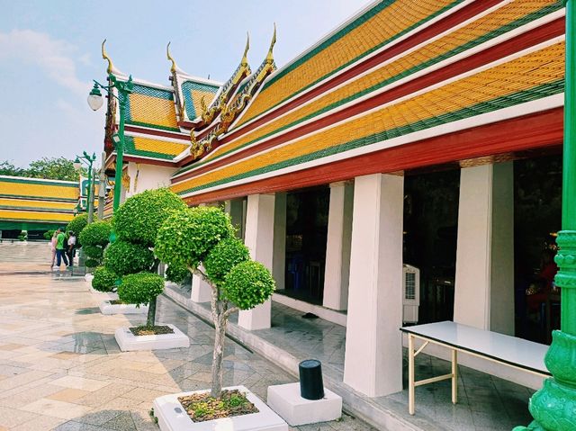 泰國曼谷市中心著名地標性寺廟景點：大鞦韆，適合拍照📸打卡冥想
