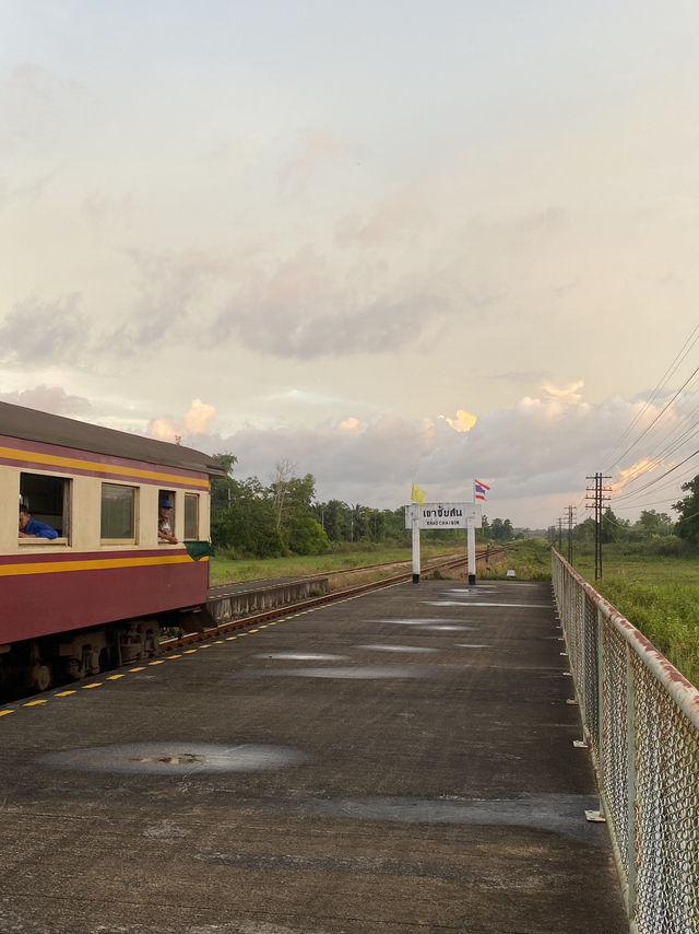 นั่งรถไฟจากพัทลุงไปหาดใหญ่