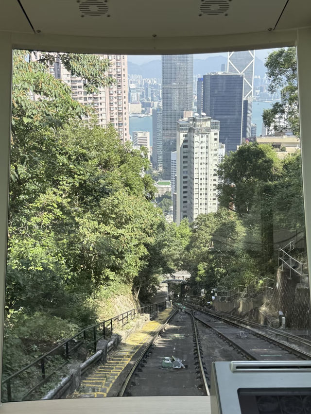 A Scenic Ascent on the Victoria Peak Cable Car