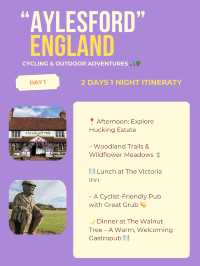 Aylesford itinerary 