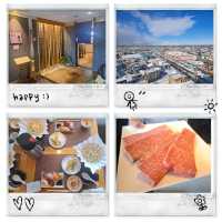 北海道旅遊🥳藤花高級餐廳🥰新鮮刺身壽司和牛定食🍣邊食邊欣賞超美雪景❄️