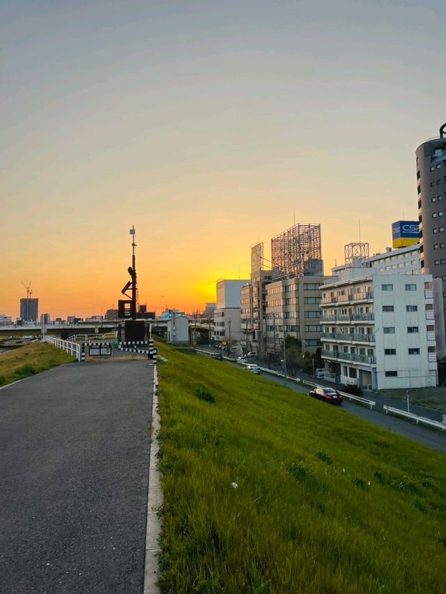 淀川邊的午後微風