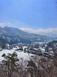 🇯🇵 白川鄉一定要上展望台和近距離拍小屋🏡 ❄️