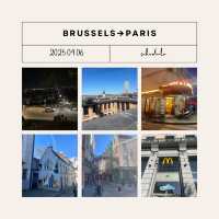 【ブリュッセル🇧🇪パリ🇫🇷】一日のスケジュール🗓