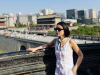 จุดชมวิวกำแพงเมืองซีอาน จีนดีออก🇨🇳