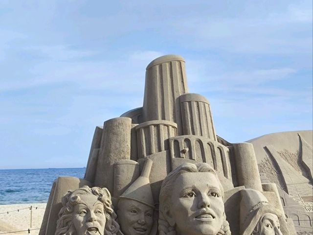 韓國 釜山 海雲台 沙雕展 壯觀精彩
