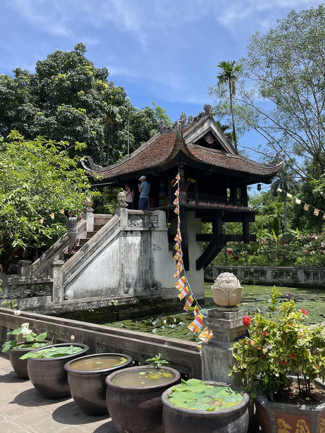 ｜越南｜河內一柱寺-荷花池上的千年佛寺