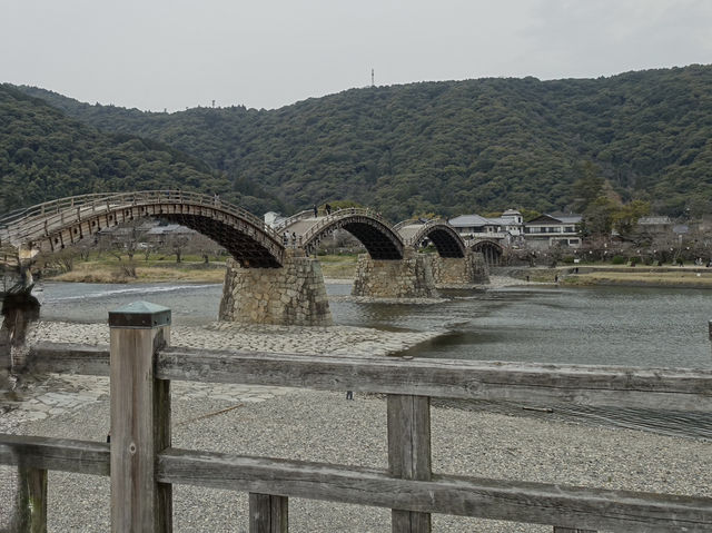 🌉 Crossing Time: A Peaceful Stroll on Kintaikyo Bridge
