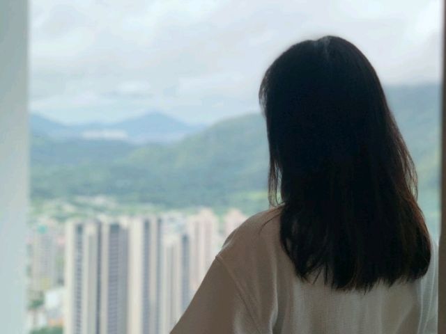 🛏 深圳鹽田凱悅｜高層山海景房的一夜靜修