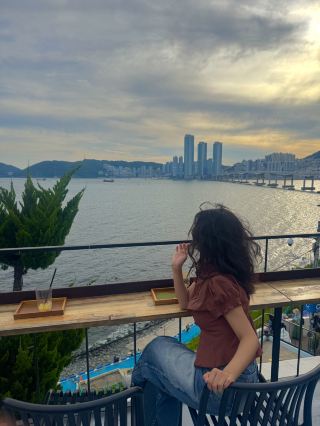 Molly's Cafe in Busan's Huinnyeoul Culture Village