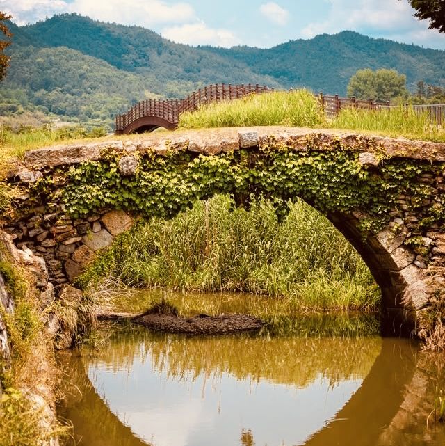 🏰🌉 *Step into History: Byeongyeongseong’s Military Fortress Bridge (병영성 홍교)* 🚶♂️🍂