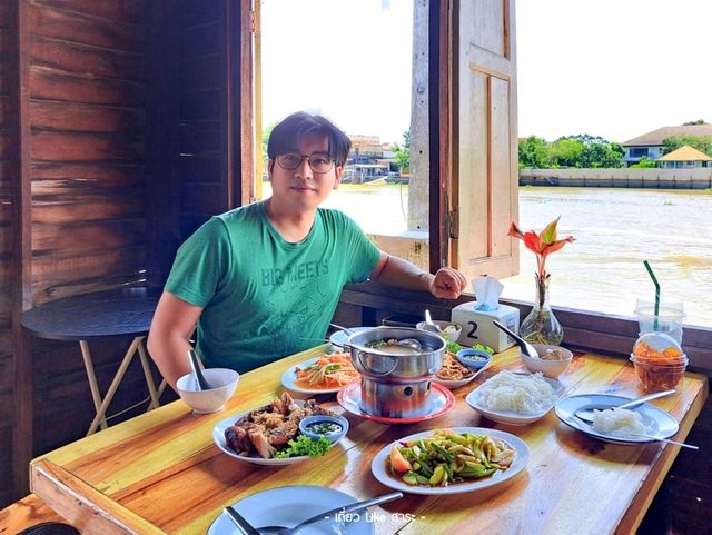 บ้านแดงริมน้ำ 🐔ส้มตำไก่ย่าง..แซ่บจนต้องบอกต่อ