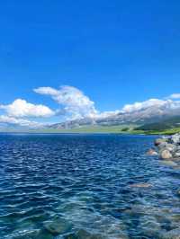 Alpine Serenity: Sayram Lake at the Edge of the World