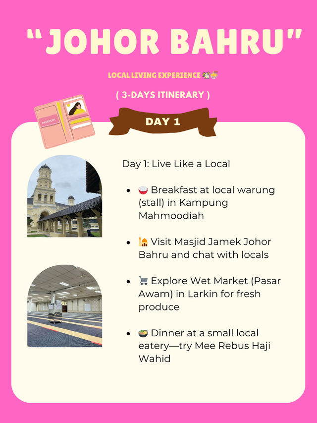 🇲🇾 Johor Bahru Itinerary: Local Living Experience 🏘️🍜