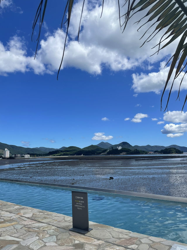 【コジェ島 巨済島】 韓国カフェ 南国みたいなカフェ