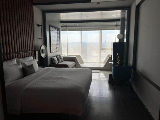객실에서 충칭을 한 눈에 다 담을 수 있는📍이세야 파노라믹 호텔
