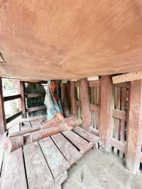 Standing Among the Ancestral Batak Houses of Huta Siallagan