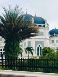 THE GRAND MOSQUE OF MEDAN.