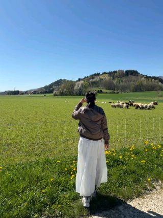 Road Trip in Switzerland: Chill Out at a Sheep Farm Along the Biel / Pieterlen / Lengnau Route
Perfect for road trip enthusiasts who love a slow-paced, nature-filled journey! If you're driving between Biel/Bienne, Pieterlen, Lengnau, and Meinisberg in the Bern Canton of Switzerland, we highly recommend adding this route to your itinerary.

The scenery along this route will make you want to stop immediately: vast expanses of lush green meadows teeming with adorable sheep grazing peacefully, set against the backdrop of the Jura Mountains and charming Swiss farmhouses. Especially during spring, when the yellow dandelions are in bloom, every photo angle will be postcard-perfect.

📌 Location & Travel Recommendations
Location/Route: The farm is located at a roundabout connecting the highways of Biel, Meinisberg, Pieterlen, and Lengnau (the blue roundabout sign is very easy to spot).
Access: Ideal for a road trip. There are small field paths next to the farms where you can walk down and take photos with the meadows and sheep up close.
Atmosphere: Very quiet and natural. The panoramic view of the mountains stretching out is very pleasing to the eye.

⚠️ Traffic Rules & Parking Precautions (Very Important!)
Stopping on the Roadside: According to Swiss law, parking on main roads outside of towns is prohibited. However, you can stop temporarily to take photos, provided it's not a no-stopping zone (no yellow lines or signs prohibiting parking).
Safe Parking Spots: You must use your turn signal, pull over to the side of the road/shoulder to avoid obstructing the view of other vehicles, and absolutely do not block the entrance/exit to the farmers' agricultural areas.
Approaching Livestock: The farm is fenced for safety. Maintain a safe distance and take photos of the sheep from outside the fence. Please do not cross the fence or feed the animals without permission.

#Switzerland #RoadTrip #TravelSwitzerland #Biel #Pieterlen #Meinisberg #Lengnau #SwissCountryside #SwitzerlandTravel #DrivingTripSwitzerland #TripMoments #TripDotCom