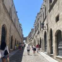 Rhodes island, Greece. The old town.