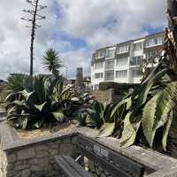 Falmouth seafront promenade 